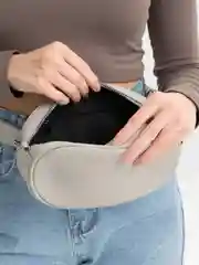 Серый сумка женская через плечо, сумка кросс-боди, сумка на пояс, 2 цвета
