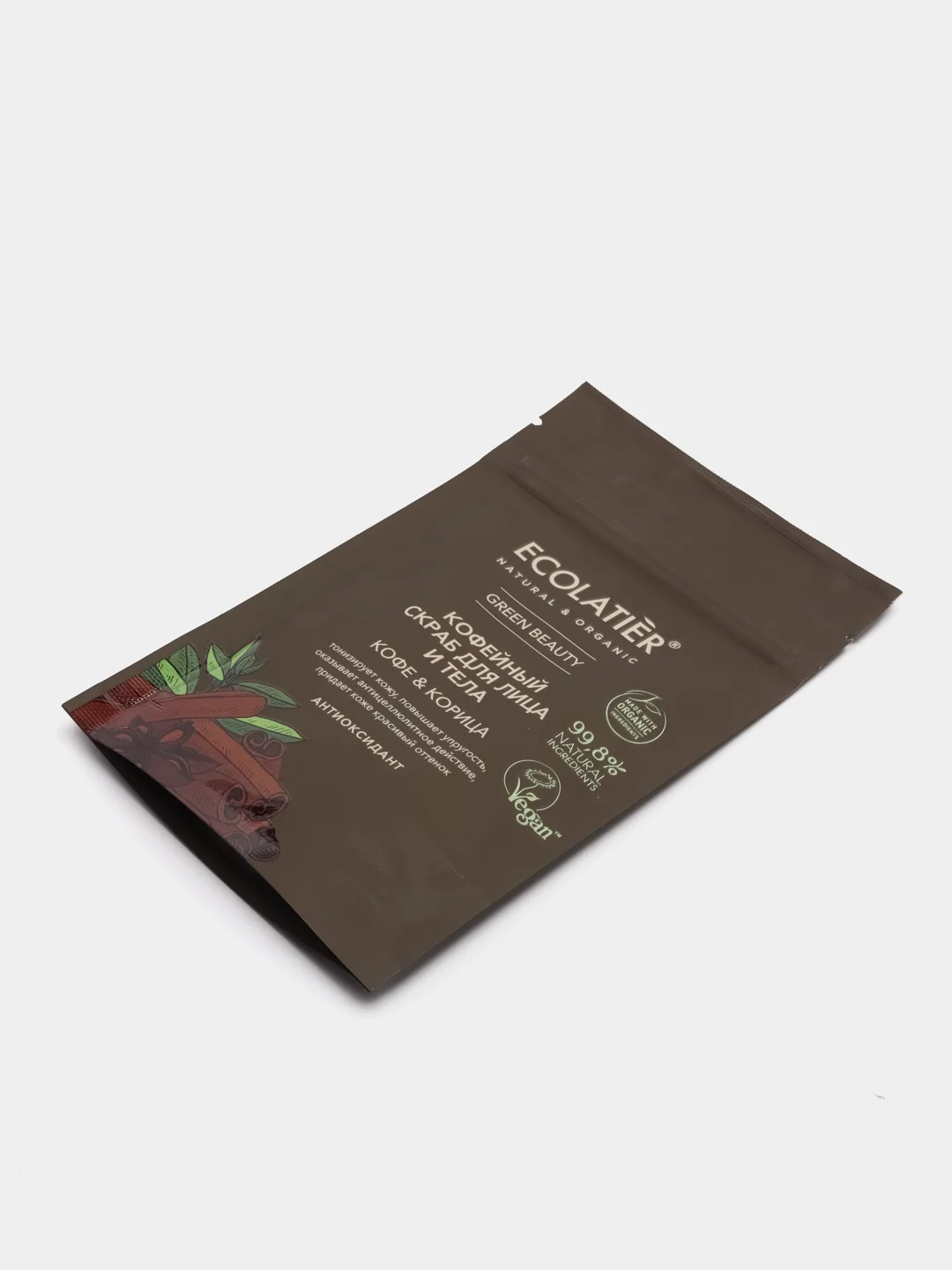 Ecolatier Laboratorie скраб для лица и тела "Кофе & корица", 40 г