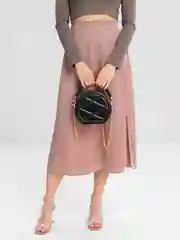 Черный сумка женская, круглая, через плечо