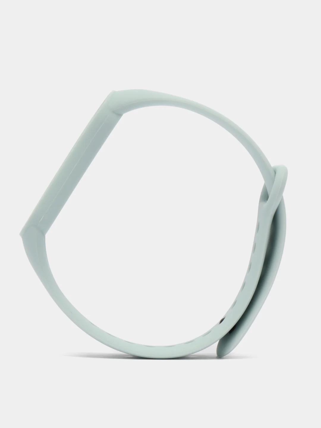 Серый металлик силиконовый ремешок для фитнес браслета Xiaomi Mi Band 5 / Mi Band 6