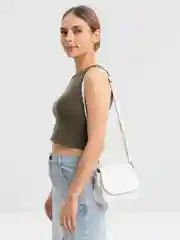 Белый сумка через плечо