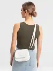 Белый сумка через плечо