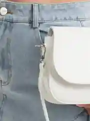 Белый сумка через плечо