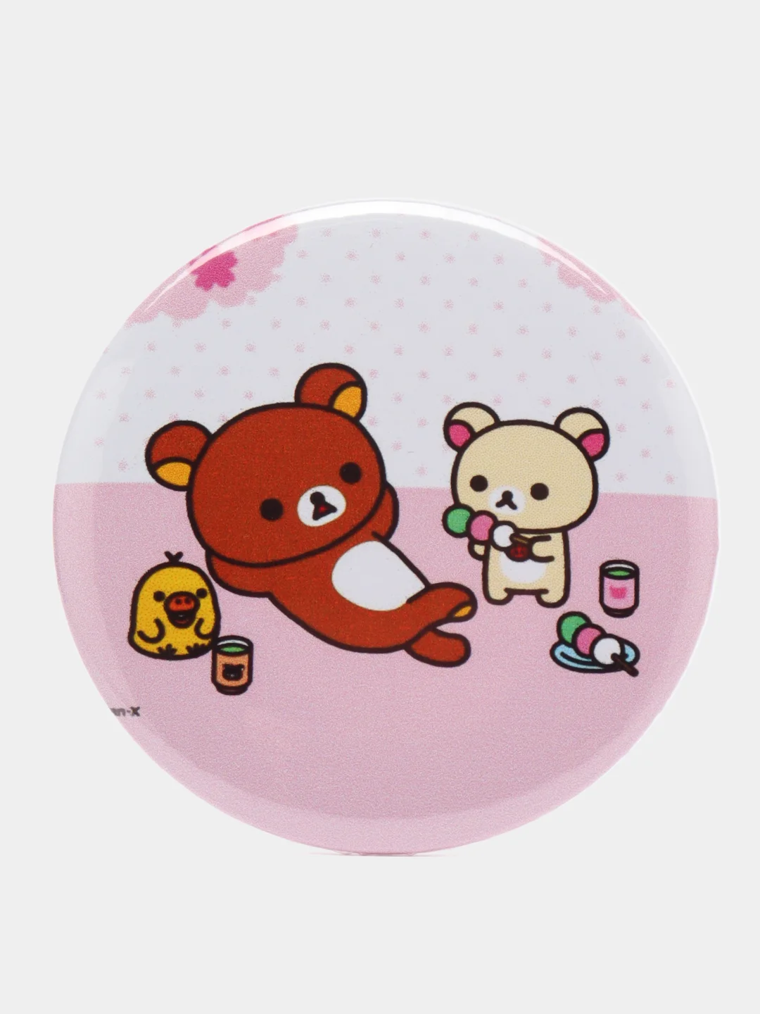 Белый значки Rilakkuma (Рилаккума)