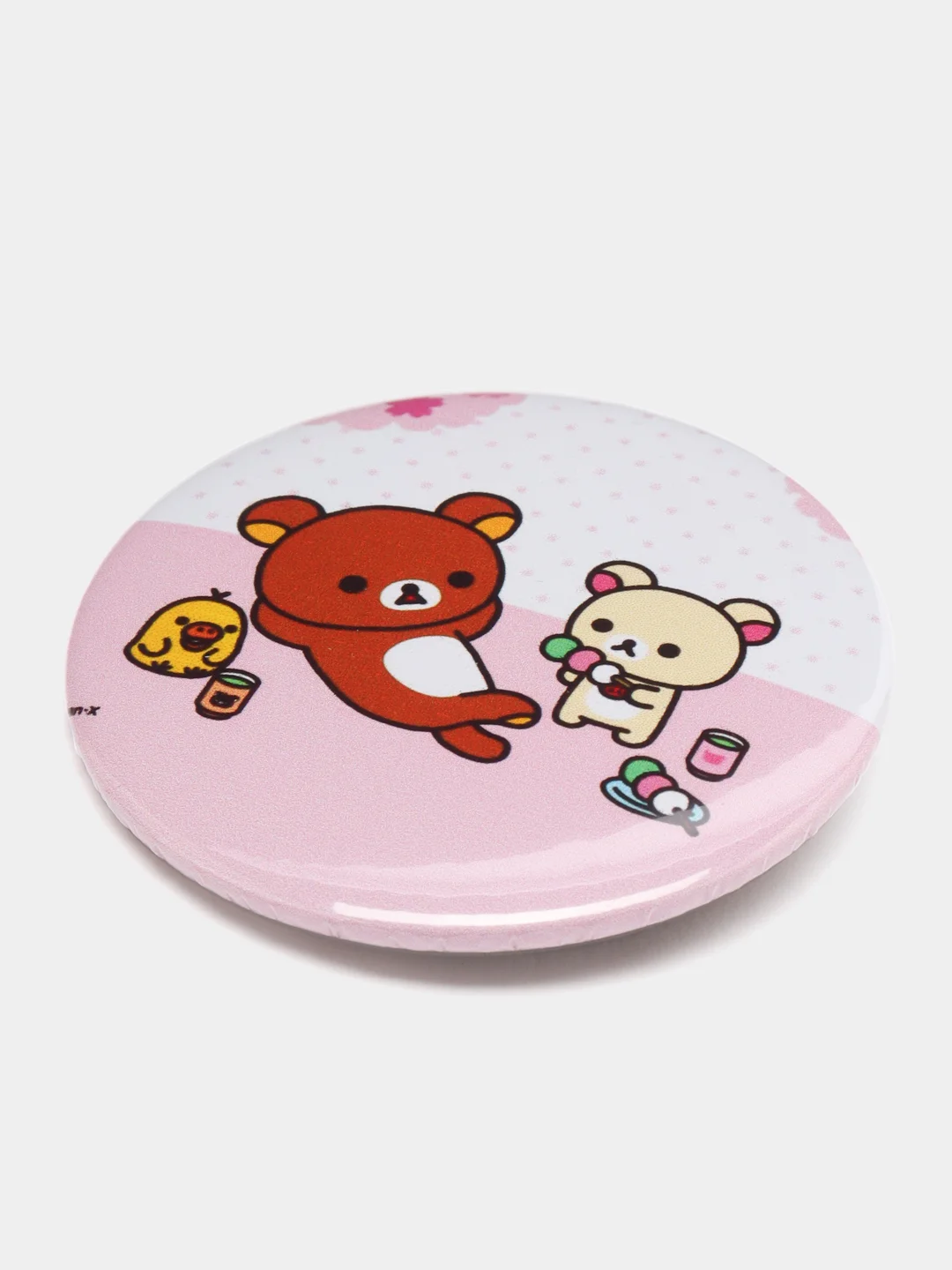 Белый значки Rilakkuma (Рилаккума)