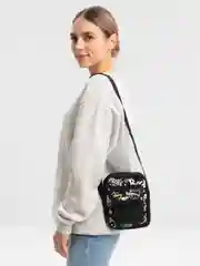 Черный сумка через плечо, унисекс