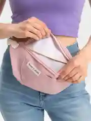 Розовый поясная сумка бананка, сумка через плечо, сумка женская