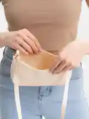 Молочный сумка хобо женская, из экокожи, на плечо, сумка женская, через плечо