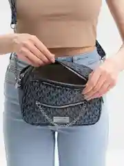 Черный сумочка через плечо МК