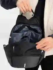 Черный рюкзак повседневный, рюкзак школьный