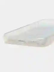 Серебряный силиконовый чехол с жидкими блестками для iPhone X/Xs