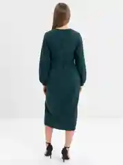 Тёмно-зелёный платье женское повседневное, вечернее, офисное