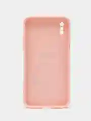 Фиолетовый чехол с принтом на iPhone XS