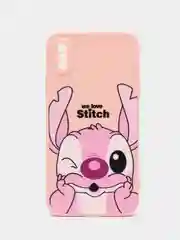 Фиолетовый чехол с принтом на iPhone XS