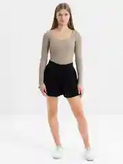 Угольный юбка шорты женские