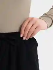 Черный шорты женские, повседневные, из хлопка