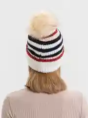 Белый шапка женская тёплая