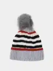 Серый шапка женская тёплая