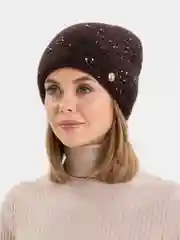Коричневый шапка женская Канна