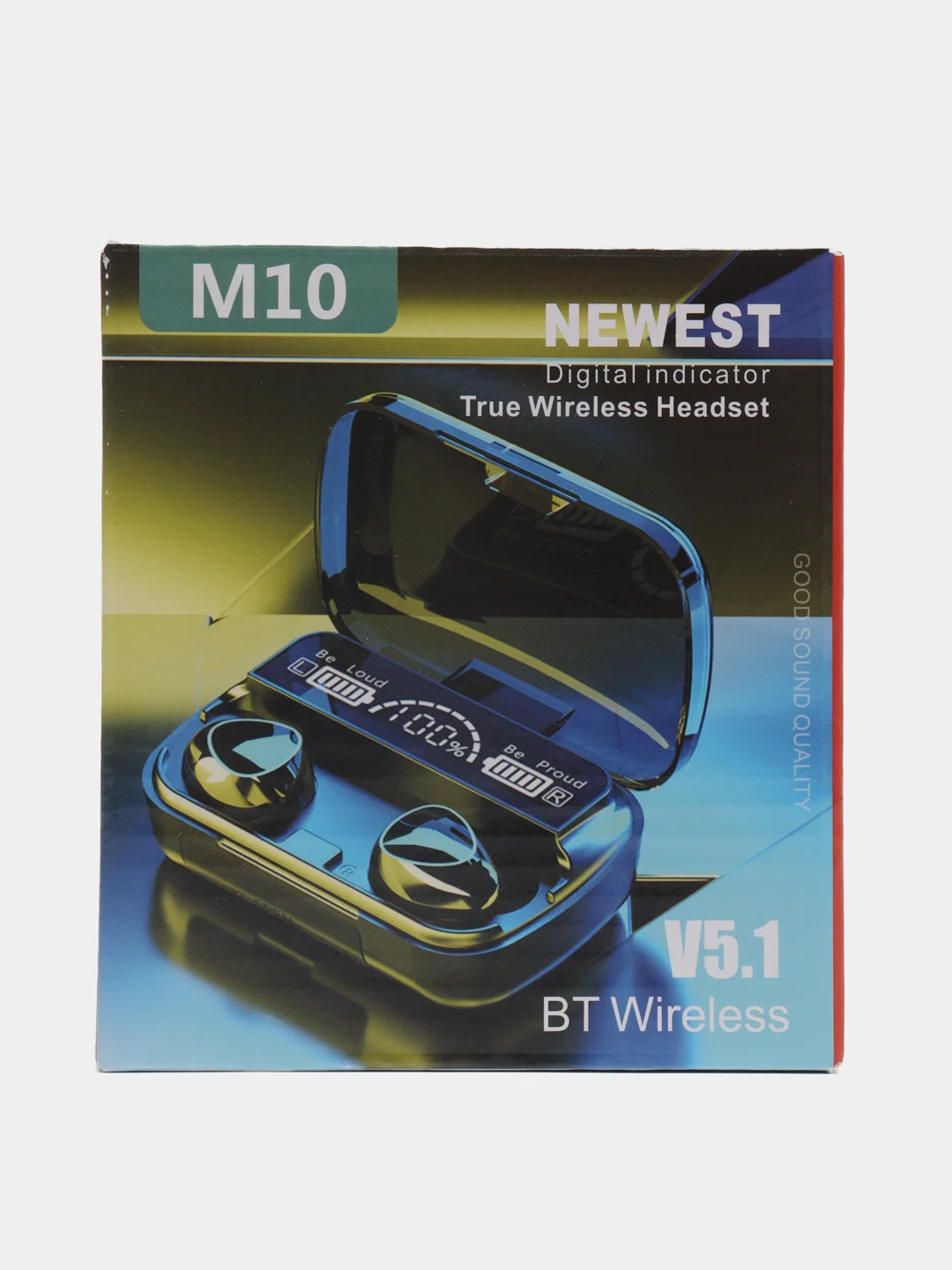 Беспроводные наушники TWS M10 Bluetooth 5.1, с Power Bank, 3500 mAh