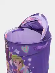 Аметистовый складная корзина для игрушек и белья с закрывающейся крышкой