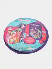 Аметистовый складная корзина для игрушек и белья с закрывающейся крышкой