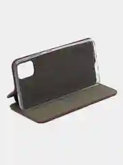 Бордовый чехол-книжка для Samsung Galaxy A 5 2016, A5 (2016), Самсунг А 5 2016, экокожа