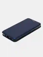 Синий чехол-книжка для iPhone 13 Pro, iPhone 13 Pro, 13 Про, 13 Про, экокожа
