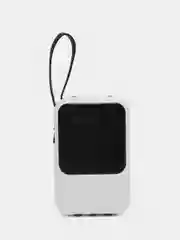 Белый power bank 10000/20000 mAh со встроенными 4 кабелями, внешний аккумулятор