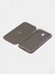 Бордовый чехол-книжка для Samsung Galaxy J 7 (2017), Samsung J7 (2017), Самсунг J 7, экокожа