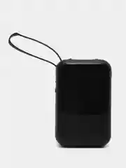 Черный power bank 10000/20000 mAh со встроенными 4 кабелями, внешний аккумулятор