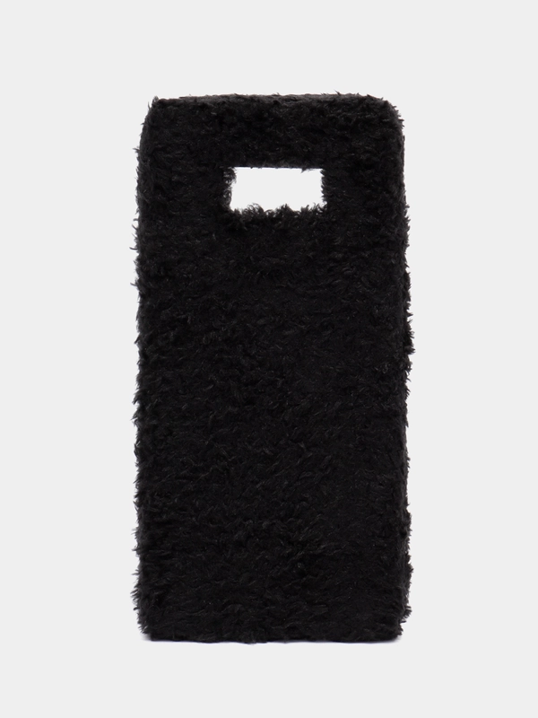 Чехол накладка для Samsung Galaxy S8 Plus, пушистый