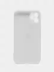 Белый чехол для айфон со стеклянной панелью iPhone 11, 12, 13, 14, Pro, 12 Pro Max, 14 Pro