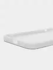 Белый чехол для айфон со стеклянной панелью iPhone 11, 12, 13, 14, Pro, 12 Pro Max, 14 Pro