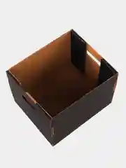 Черный коробка для хранения вещей, складная, 37 х 29 х 30.5 см