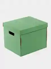 Зеленый коробка для хранения вещей, складная, 37 х 29 х 30.5 см