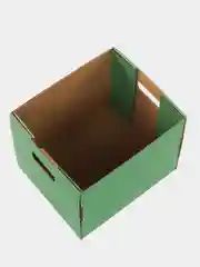Зеленый коробка для хранения вещей, складная, 37 х 29 х 30.5 см