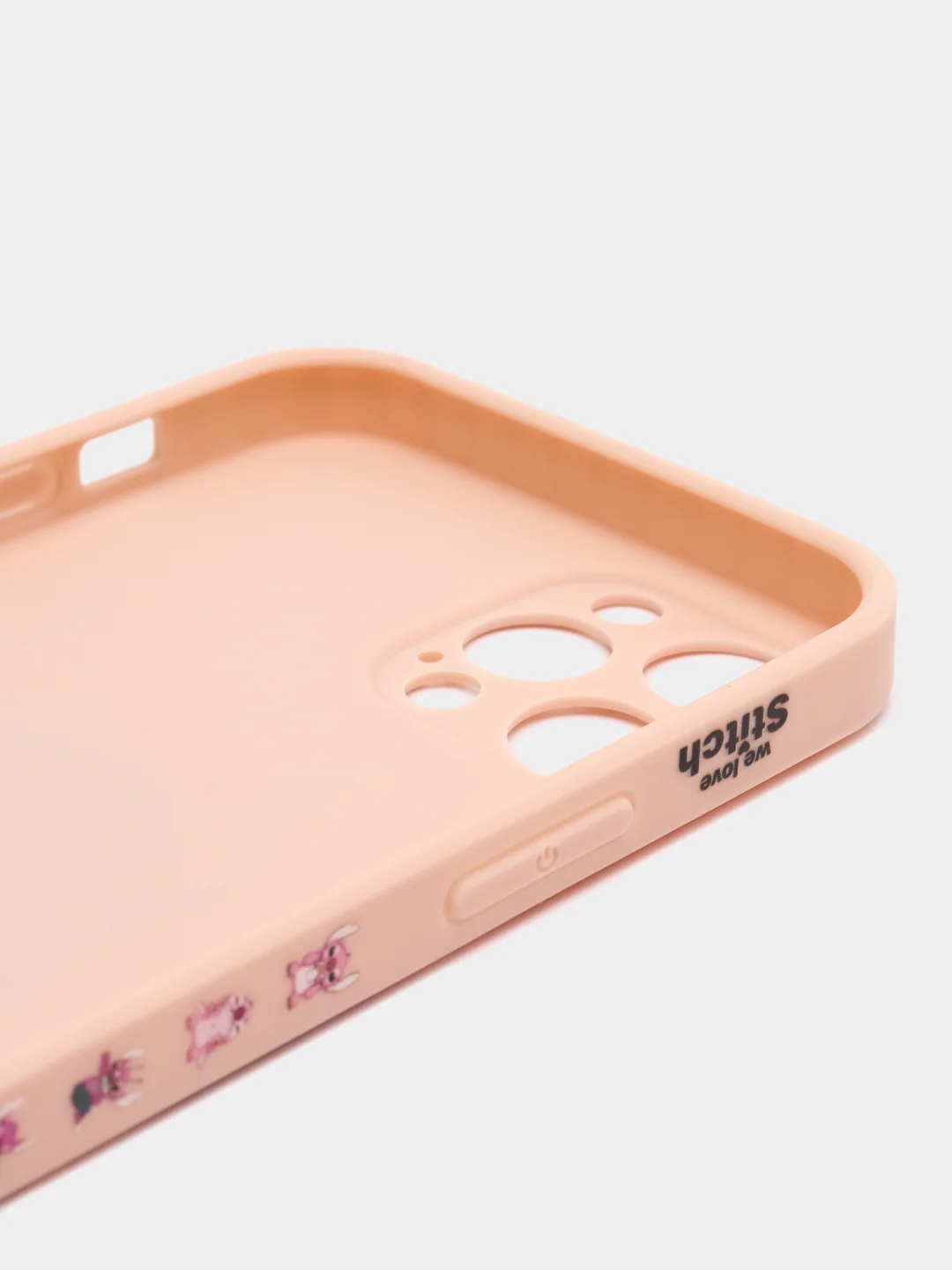 Розовый чехол с принтом на Apple iPhone 12 pro