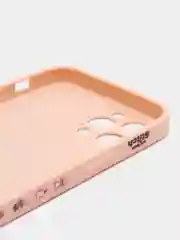 Розовый чехол с принтом на Apple iPhone 12 pro