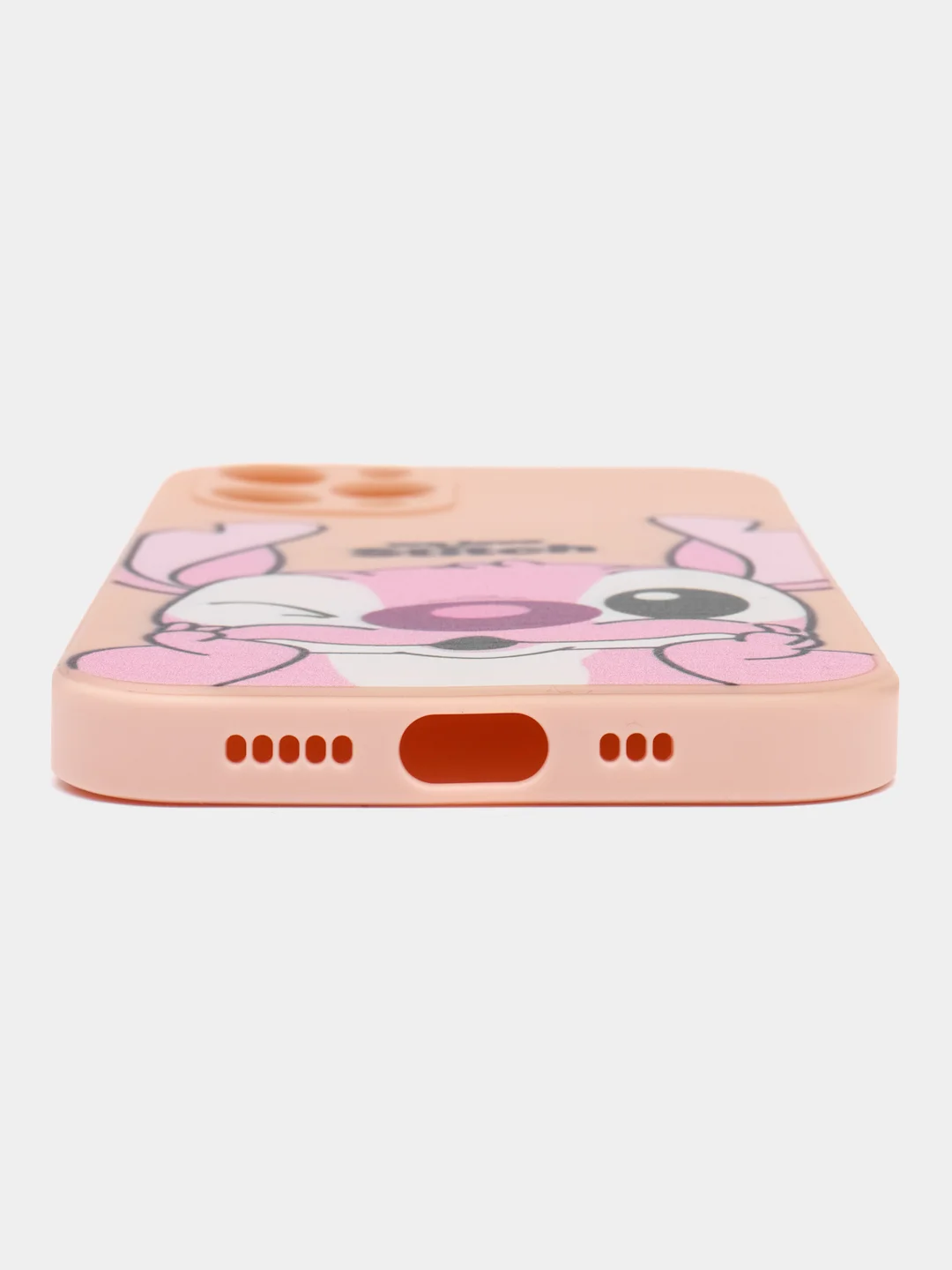 Розовый чехол с принтом на Apple iPhone 12 pro