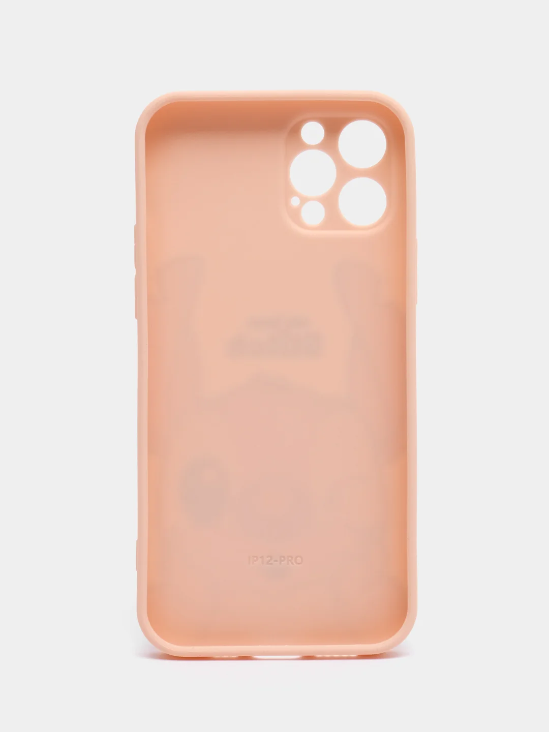 Розовый чехол с принтом на Apple iPhone 12 pro