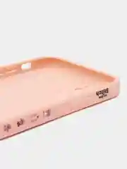 Розовый чехол с принтом на Apple Iphone 11