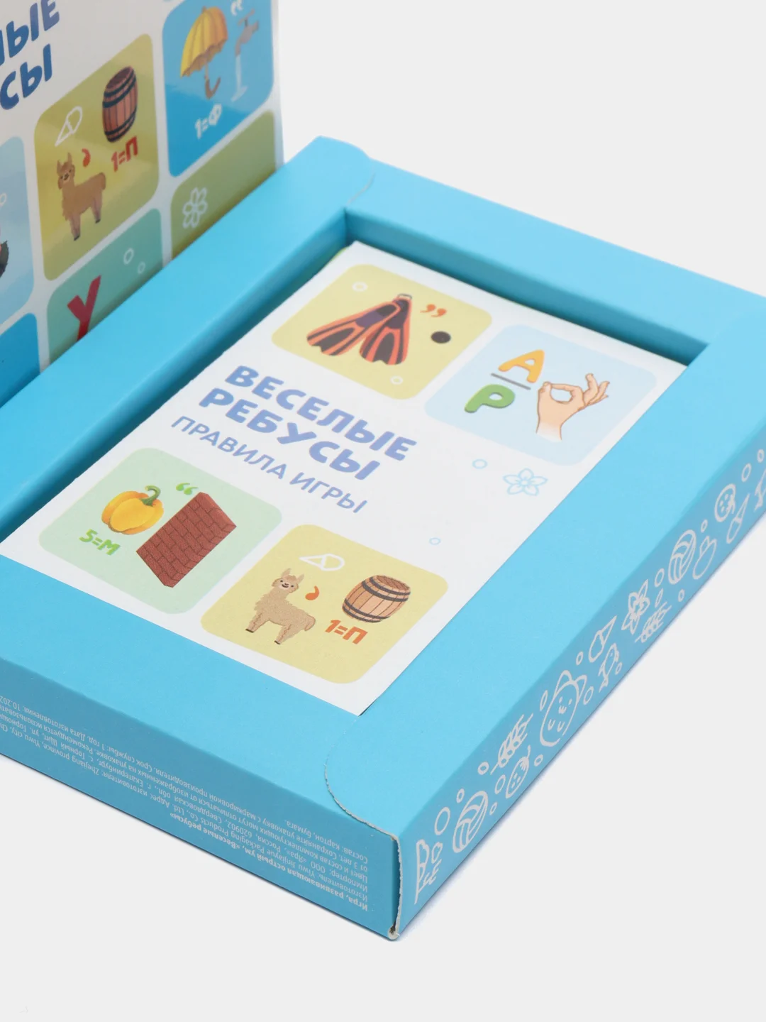 Развивающая игра "Весёлые ребусы", 30 карт