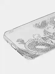 Пудровый силиконовый чехол на Xiaomi Redmi 9T / Редми 9Т прозрачный, с рисунком, защита камеры