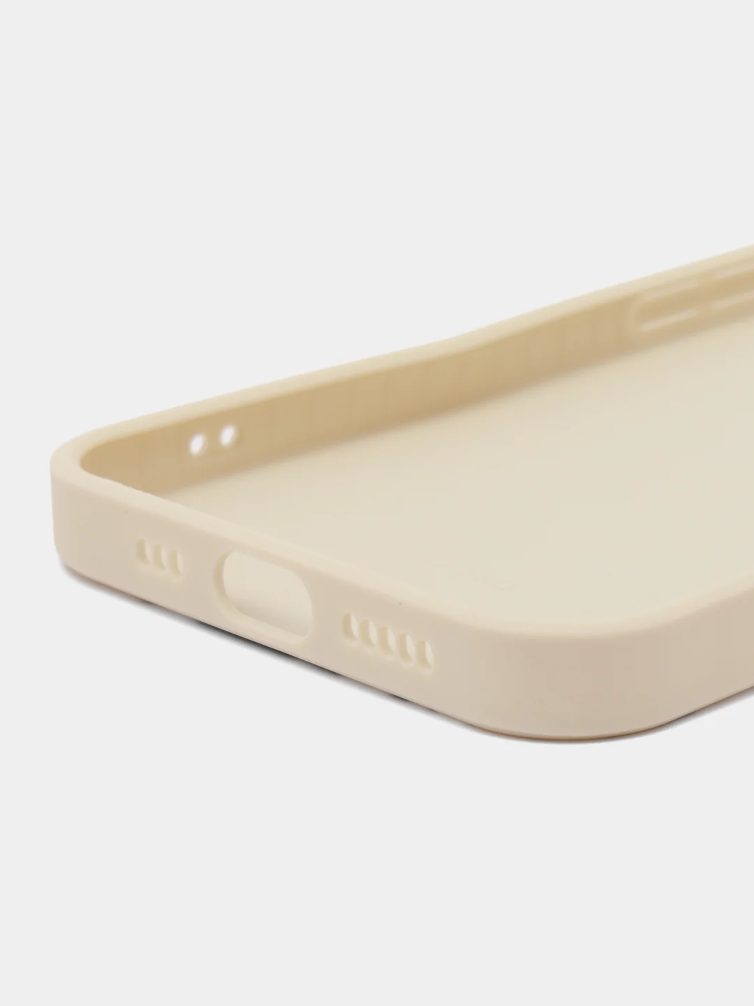 Бежевый чехол с принтом на Apple iPhone 12 pro