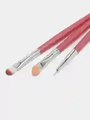 Розовый набор кистей для макияжа, 20 штук
