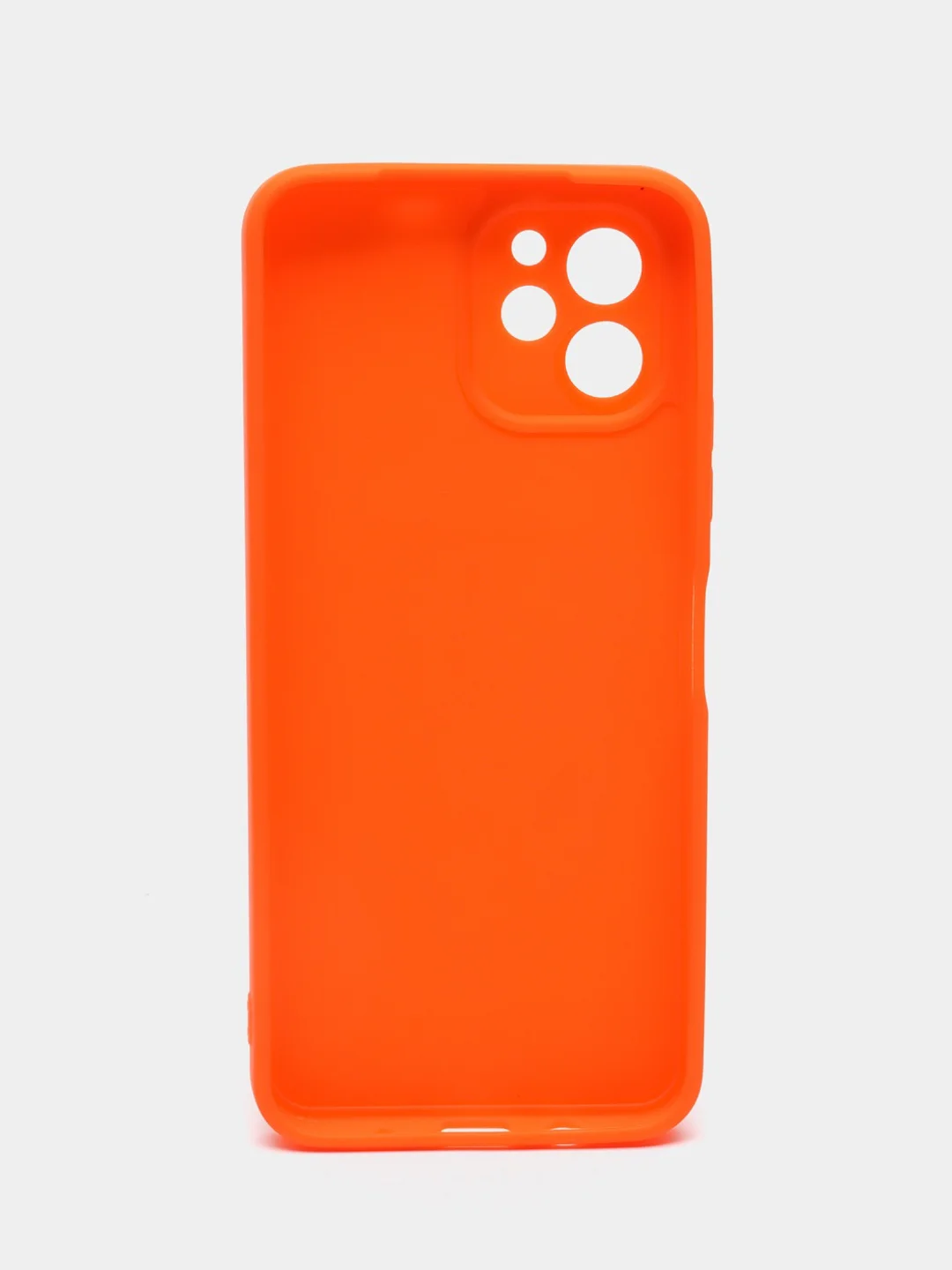 Оранжевый силиконовый чехол для HUAWEI Nova Y61 (Хуавей Нова У61), прозрачный