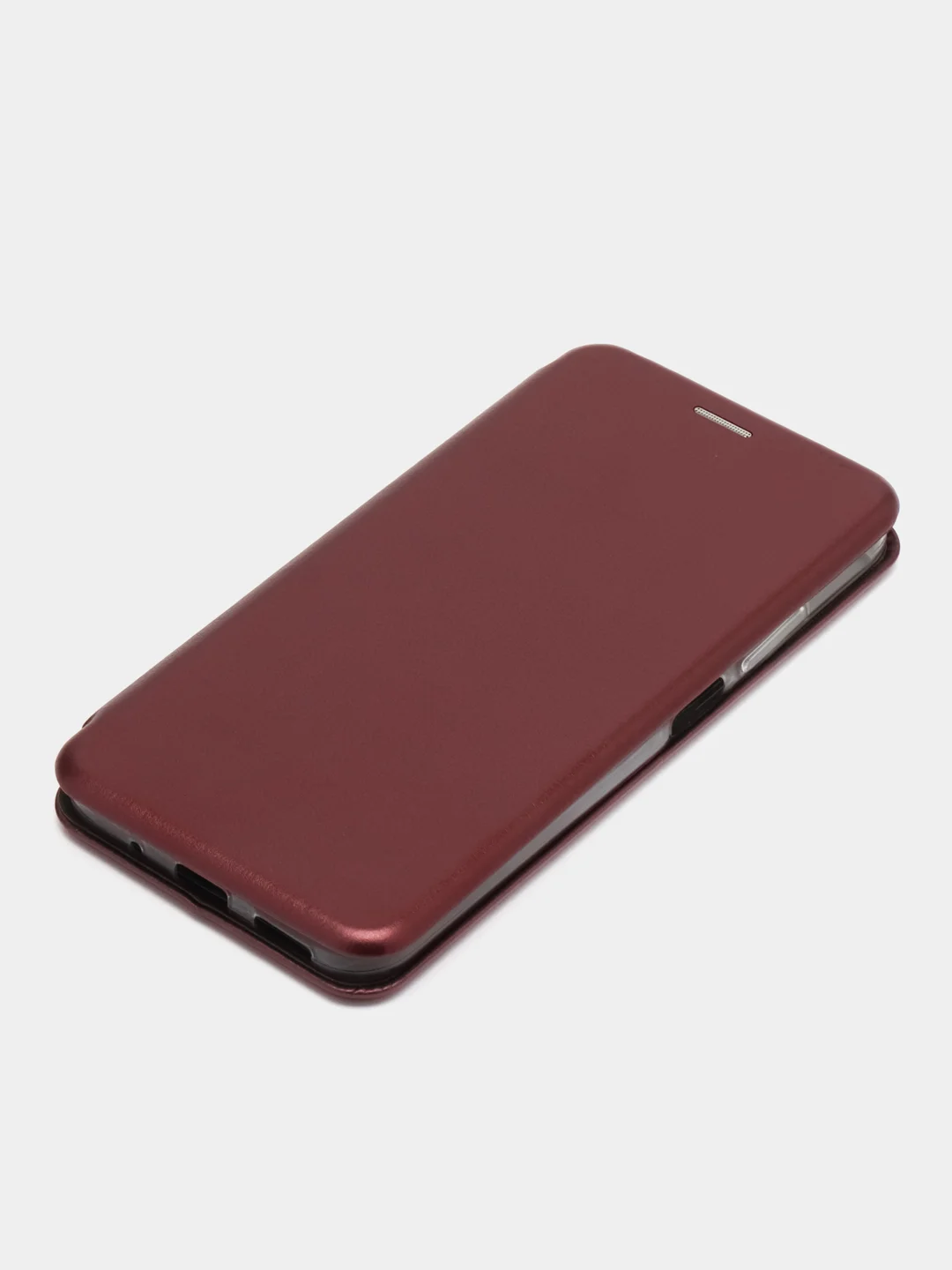 Бордовый чехол-книжка Xiaomi Poco M4 Pro 5G (Сяоми поко м4 Про 5g), экокожа