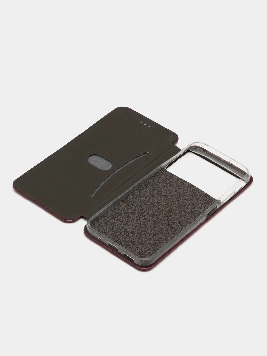 Бордовый чехол-книжка Xiaomi Poco M4 Pro 5G (Сяоми поко м4 Про 5g), экокожа