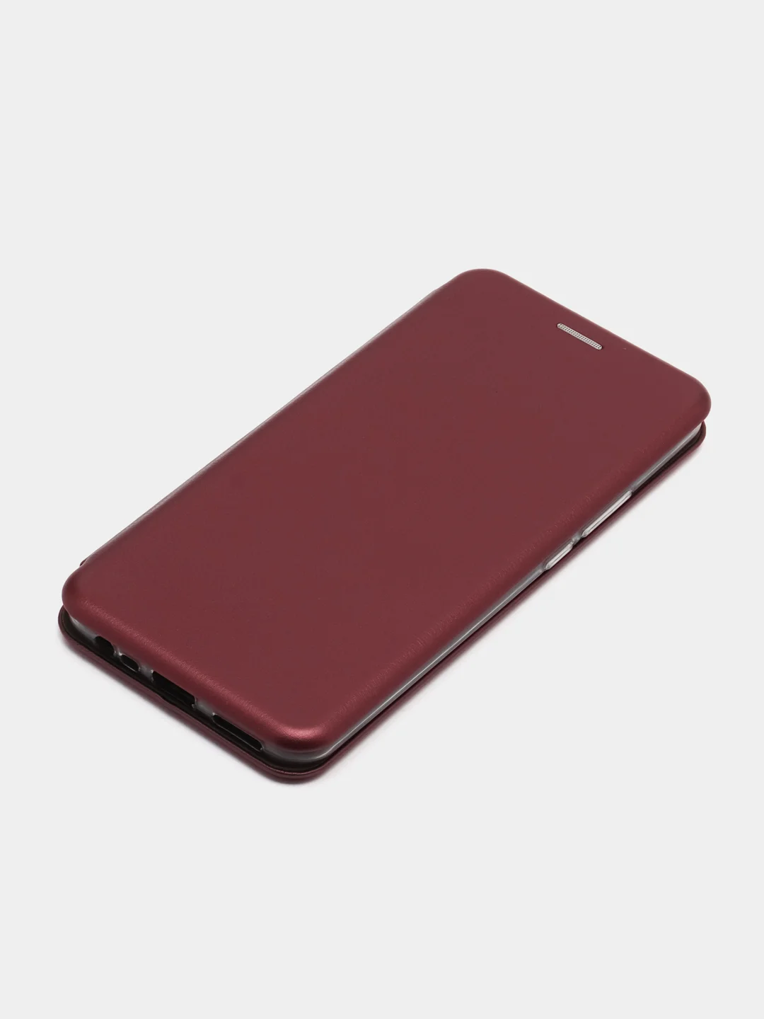 Бордовый чехол-книжка Xiaomi Redmi Poco M 2 (Сяоми Поко М 2)